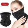 imageBling Balaclavas Neck Gaiter Face MaskBandana Washable Face Cover for Women Men Sun Dust Protection Cloth Masks