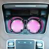 imageValleycomfy 4PCS Bling Car Coasters Universal Vehicle Bling Car Accessories 275 inch Silicone Anti Slip Crystal Rhinestone Cup Holder Coasters for Car Pink