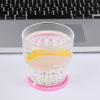 imageValleycomfy 4PCS Bling Car Coasters Universal Vehicle Bling Car Accessories 275 inch Silicone Anti Slip Crystal Rhinestone Cup Holder Coasters for Car Pink