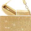 imageValleycomfy Bling Evening Clutch Bag for Women Lady Girl Bride Rhinestone Purse For Prom Cocktail Party Wedding EngagementGold