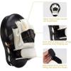imageValleycomfy Boxing Curved Focus Punching Mitts Leatherette Training Hand PadsBlack White