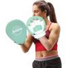imageValleycomfy Boxing Curved Focus Punching Mitts Leatherette Training Hand PadsCyan