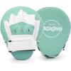 imageValleycomfy Boxing Curved Focus Punching Mitts Leatherette Training Hand PadsCyan