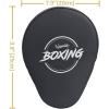 imageValleycomfy Boxing Curved Focus Punching Mitts Leatherette Training Hand PadsGray Pink