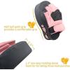 imageValleycomfy Boxing Curved Focus Punching Mitts Leatherette Training Hand PadsGray Pink