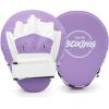 imageValleycomfy Boxing Curved Focus Punching Mitts Leatherette Training Hand PadsPurple