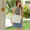 imageValleycomfy Corduroy Tote Bag for Women Travel Crossbody Bag Purse Women Shoulder Bags Work Handbags Everyday Hobo BagBeige
