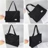imageValleycomfy Corduroy Tote Bag for Women Travel Crossbody Bag Purse Women Shoulder Bags Work Handbags Everyday Hobo BagBlack