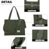 imageValleycomfy Corduroy Tote Bag for Women Travel Crossbody Bag Purse Women Shoulder Bags Work Handbags Everyday Hobo BagDark Green