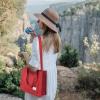 imageValleycomfy Corduroy Tote Bag for Women Travel Crossbody Bag Purse Women Shoulder Bags Work Handbags Everyday Hobo BagDark Red