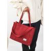 imageValleycomfy Corduroy Tote Bag for Women Travel Crossbody Bag Purse Women Shoulder Bags Work Handbags Everyday Hobo BagDark Red