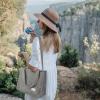 imageValleycomfy Corduroy Tote Bag for Women Travel Crossbody Bag Purse Women Shoulder Bags Work Handbags Everyday Hobo BagGray