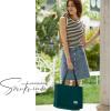imageValleycomfy Corduroy Tote Bag for Women Travel Crossbody Bag Purse Women Shoulder Bags Work Handbags Everyday Hobo BagGreen