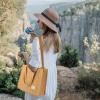 imageValleycomfy Corduroy Tote Bag for Women Travel Crossbody Bag Purse Women Shoulder Bags Work Handbags Everyday Hobo BagKhaki