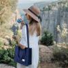 imageValleycomfy Corduroy Tote Bag for Women Travel Crossbody Bag Purse Women Shoulder Bags Work Handbags Everyday Hobo BagNavy Blue