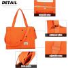imageValleycomfy Corduroy Tote Bag for Women Travel Crossbody Bag Purse Women Shoulder Bags Work Handbags Everyday Hobo BagOrange