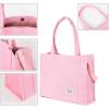 imageValleycomfy Corduroy Tote Bag for Women Travel Crossbody Bag Purse Women Shoulder Bags Work Handbags Everyday Hobo BagPink