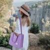 imageValleycomfy Corduroy Tote Bag for Women Travel Crossbody Bag Purse Women Shoulder Bags Work Handbags Everyday Hobo BagPurple