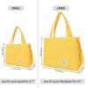 imageValleycomfy Corduroy Tote Bag for Women Travel Crossbody Bag Purse Women Shoulder Bags Work Handbags Everyday Hobo BagYellow