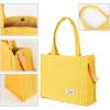 imageValleycomfy Corduroy Tote Bag for Women Travel Crossbody Bag Purse Women Shoulder Bags Work Handbags Everyday Hobo BagYellow