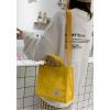 imageValleycomfy Corduroy Tote Bag for Women Travel Crossbody Bag Purse Women Shoulder Bags Work Handbags Everyday Hobo BagYellow