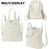imageValleycomfy Drawstring Backpack with Wet PocketWaterproof Drawstring BagGym Backpack for BeachPoolSwim and TravelPurpleBeige