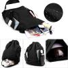 imageValleycomfy Drawstring Backpack with Wet PocketWaterproof Drawstring BagGym Backpack for BeachPoolSwim and TravelPurpleBlack