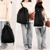 imageValleycomfy Drawstring Backpack with Wet PocketWaterproof Drawstring BagGym Backpack for BeachPoolSwim and TravelPurpleBlack