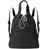 imageValleycomfy Drawstring Backpack with Wet PocketWaterproof Drawstring BagGym Backpack for BeachPoolSwim and TravelPurpleBlack2