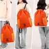 imageValleycomfy Drawstring Backpack with Wet PocketWaterproof Drawstring BagGym Backpack for BeachPoolSwim and TravelPurpleOrange