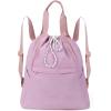 imageValleycomfy Drawstring Backpack with Wet PocketWaterproof Drawstring BagGym Backpack for BeachPoolSwim and TravelPurplePurple