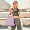imageValleycomfy Drawstring Backpack with Wet PocketWaterproof Drawstring BagGym Backpack for BeachPoolSwim and TravelPurplePurple