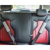 imageValleycomfy Leather Seat Belt Shoulder Pads with Rhinestones Car Seat Belt Covers for Women Crystal Handbrake Cover Ring Set Bling Car Accessories 4 Pack Set Universal