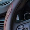 imageValleycomfy Leather Steering Wheel Covers Universal 15 inch Breathable Anti Slip ampamp Odor Free Black with Red LinesM14quot 1215quot 14Red