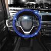 imageValleycomfy Steering Wheel Cover for Women Men Bling Bling Crystal Diamond Sparkling Car SUV Wheel Protector Universal Fit 15 Inch Black with Blue DiamondStandard Size14quot 1215quot 14Black with Blue Diamond