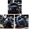 imageValleycomfy Steering Wheel Cover with Microfiber Leather for Car Truck SUV 15 inch PinkBlack