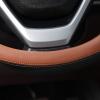 imageValleycomfy Steering Wheel Cover with Microfiber Leather for Car Truck SUV 15 inch PinkBrown