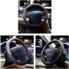 imageValleycomfy Steering Wheel Cover with Microfiber Leather for Car Truck SUV 15 inch PinkBrown