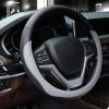imageValleycomfy Steering Wheel Cover with Microfiber Leather for Car Truck SUV 15 inch PinkGray