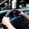 imageValleycomfy Steering Wheel Cover with Microfiber Leather for Car Truck SUV 15 inch PinkWine Red