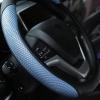 imageValleycomfy Steering Wheel Cover with Microfiber Leather for Car Truck SUV 15 inch PinkZBlue