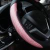 imageValleycomfy Steering Wheel Cover with Microfiber Leather for Car Truck SUV 15 inch PinkZPink