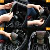 imageValleycomfy Universal Velvet Seat Belt Shoulder Pads with Bling Rhinestones Car Seat Belt CoverCrystal Handbrake Cover Bling Ring Set 4 Pack Set