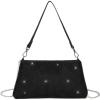 imageValleycomfy Bling Evening Clutch Bag for Women Lady Girl Bride Rhinestone Purse For Prom Cocktail Party Wedding EngagementDiamond Black