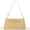 imageValleycomfy Bling Evening Clutch Bag for Women Lady Girl Bride Rhinestone Purse For Prom Cocktail Party Wedding EngagementGold