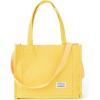 imageValleycomfy Corduroy Tote Bag for Women Travel Crossbody Bag Purse Women Shoulder Bags Work Handbags Everyday Hobo BagYellow