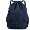 imageValleycomfy Drawstring Backpack with Wet PocketWaterproof Drawstring BagGym Backpack for BeachPoolSwim and TravelPurpleDark Blue