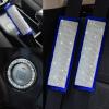 imageValleycomfy Soft Velvet Seat Belt Pads with Rhinestones Car Seat Belt Covers for Women Crystal Handbrake Cover Ring Set Bling Car Accessories 4 Pack Set Universal