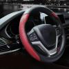 imageValleycomfy Steering Wheel Cover with Microfiber Leather for Car Truck SUV 15 inch PinkZRed