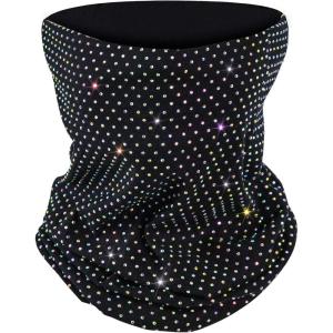 imageBling Balaclavas Neck Gaiter Face MaskBandana Washable Face Cover for Women Men Sun Dust Protection Cloth Masks